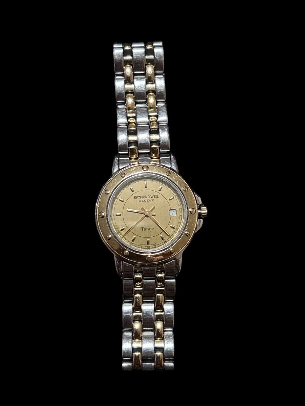 Raymond Weil Gold and Silver Two-Tone Tango Watch